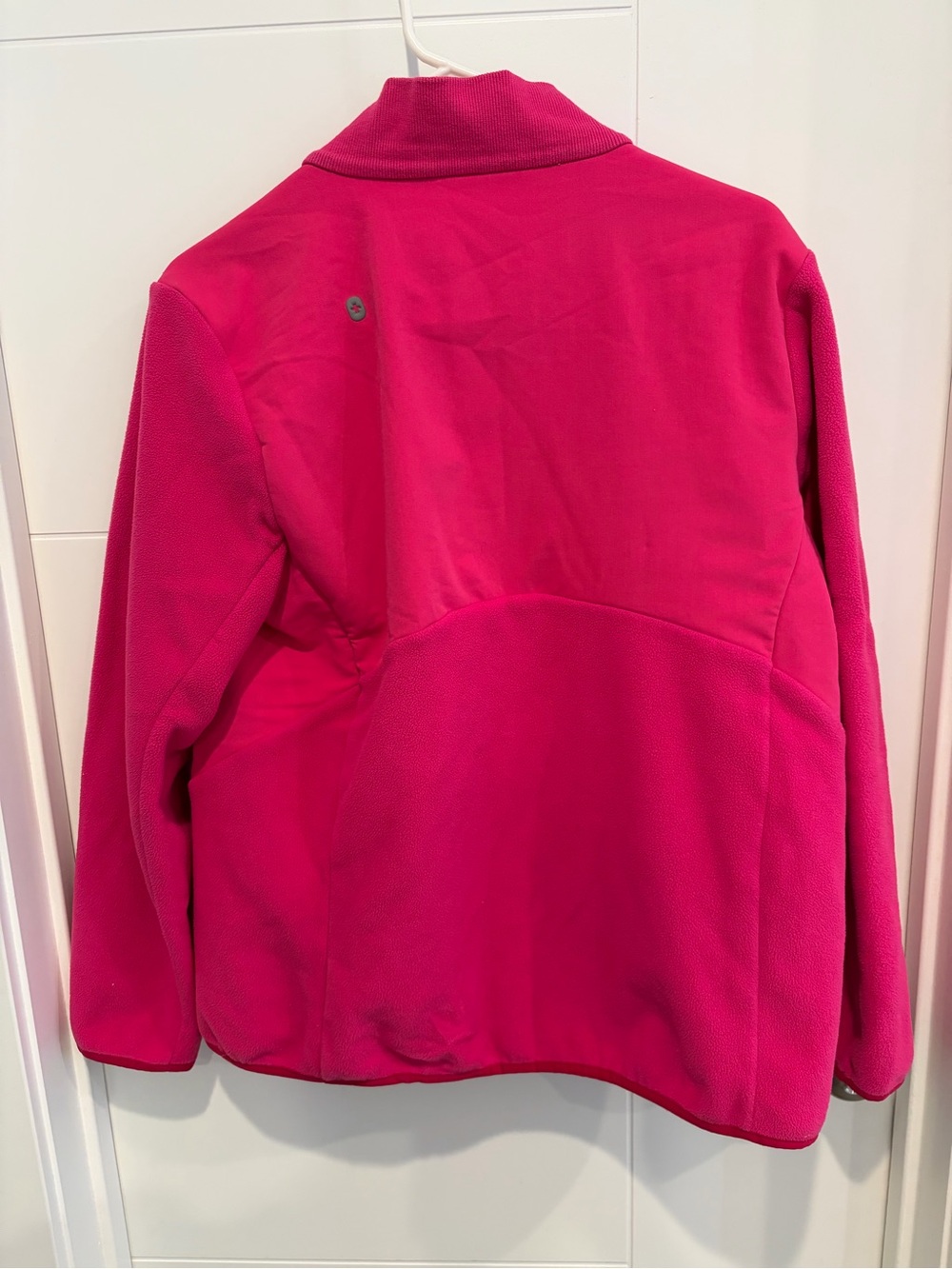 Figs On Shift Fleece Scrub Jacket Hot Pink - Picture 6 of 7